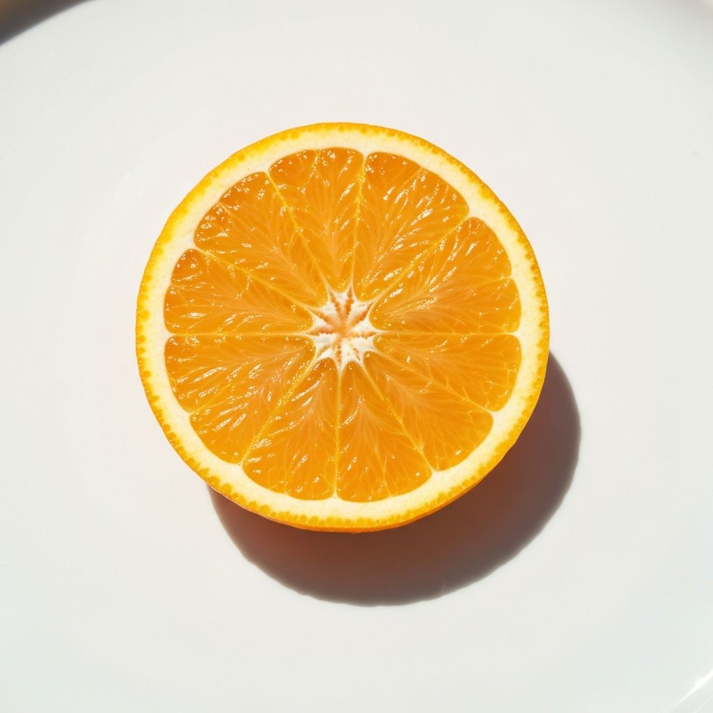 Vibrant orange representing vitality insights