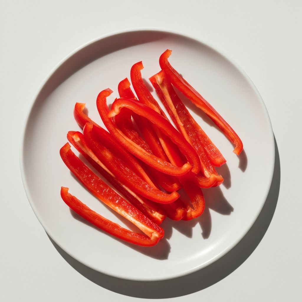 Red bell pepper representing hydration and nutrients